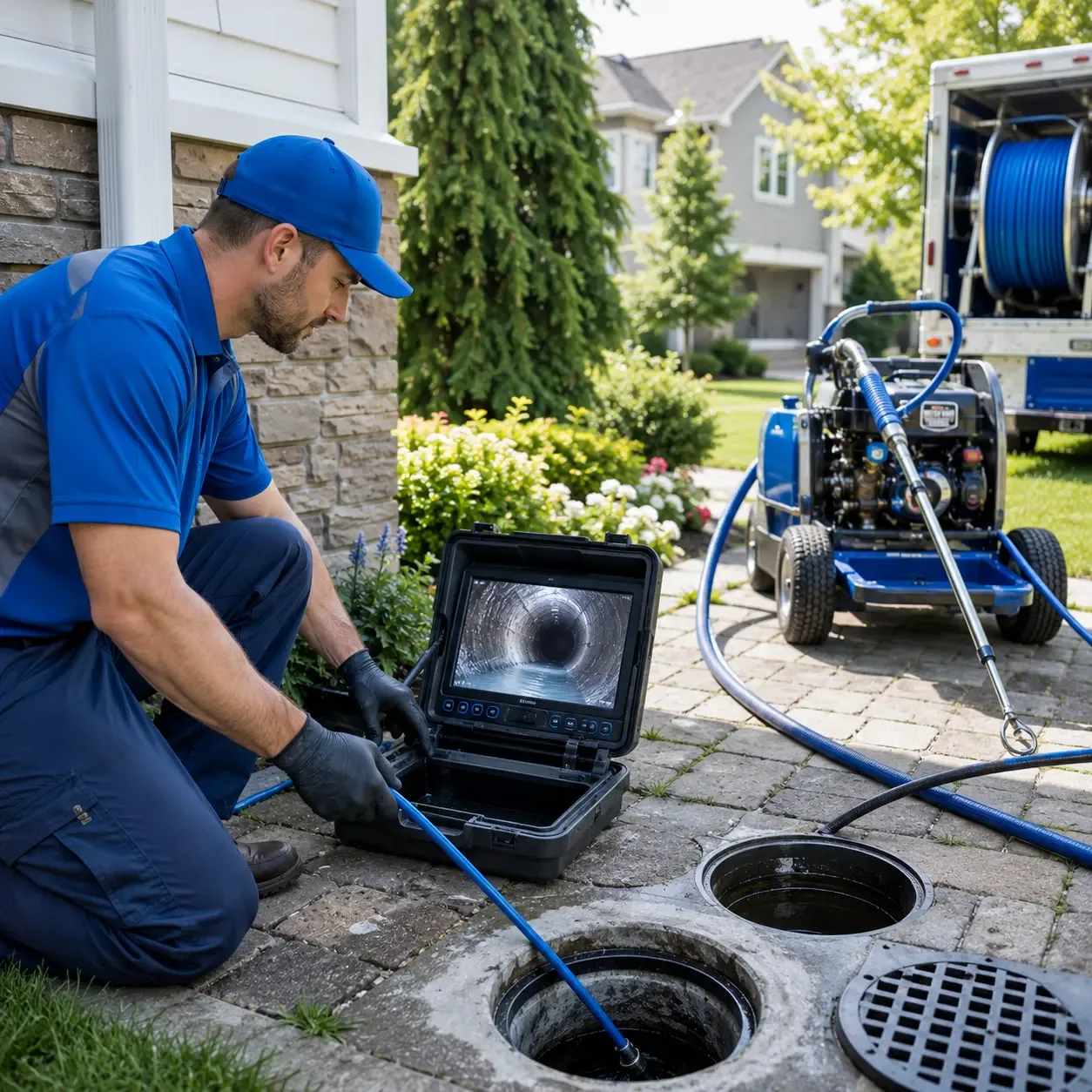 Outdoor drain cleaning professionals serving Red Devil, AK